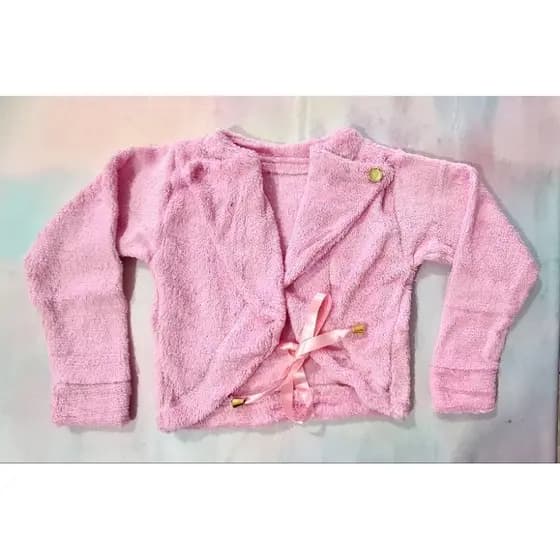 Casaquinho Bolero Infantil Menina Felpudinho