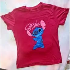 Blusa Feminina Temática Mickey Stitch Estilosa