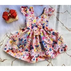 Vestido Lilo e Stitch Galinha Branca De Neve Princesas Joaninha Borboletas Infantil Temático Personagem