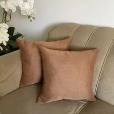 Kit 2 Capas de Almofada 45x45 de Linho Premium P/ Decoração
