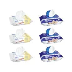 Kit Toalha Umedecida Baby Byn 600 Folhas - Misto Premium e Recém Nascido