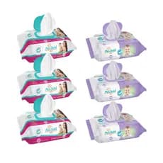 Kit Toalha Umedecida Meu Bebê 600 Folhas - Misto Ultra e Soft