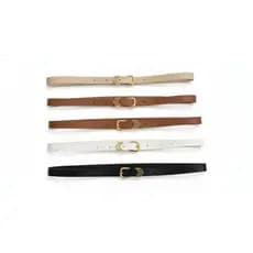Cintos Feminino Fivela Dourada 1.20cm várias cores
