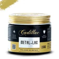 Polidor de Metais Cadillac Metal Lac 500ml – Brilho em Cromo, Alumínio e Partes Metálicas Automotivo