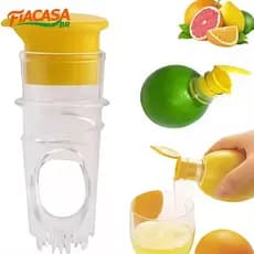 Kit 2-6 unidades Extrator de Suco Manual Laranja, Compacto e Fácil de Usar para Cozinha Diária