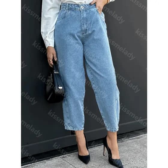 maisbonitomoda 8269 calca jeans mom sem rasacada