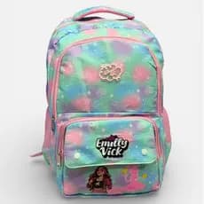 Mochila Emilly Vick Escolar Nylon Engraçada Para Estudantes De Grande Capacidade