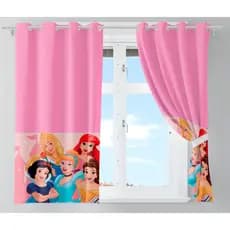 Cortina para quarto de bebê infantil com nome personalizado urso príncipe