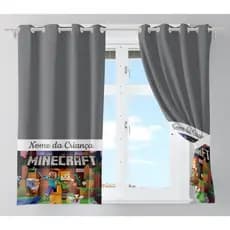 Cortina Infantil  Para Quarto C/ Nome Personalizado 2M X 1.5M Menino Menina