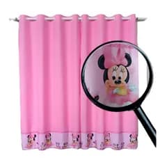Cortina Quarto De Menina Nenem Bebe Rosa Minnie Baby