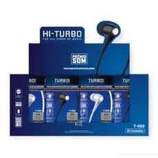 Fone De Ouvido Estéreo Hi-Turbo Com Microfone Entrada P2 Original Envio Imediato