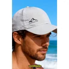 Boné Tactel Casual Respirável Baseball Secagem Rapido Spring Summer New Handsome Outdoor Montanha