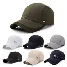 Boné Tactel Casual Respirável Baseball Secagem Rapido Spring Summer New Handsome Outdoor Sports