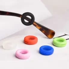 Kit 2 ate 10 Trava Óculos Antiderrapante Silicone  Não Cai Do Rosto Gancho Orelha Haste Conforto