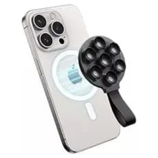 Capinha Ventosa Celular Suporte Silicone Magnético Magsafe P/ iPhone