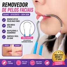 Mola Depilatória Facial Removedor de Pelos Buço Rosto Sem Cera Fácil Rápido