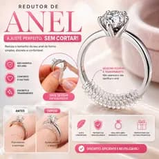 Ajustador e Redutor de Anel Invisível–Ajuste para Conforto e Segurança