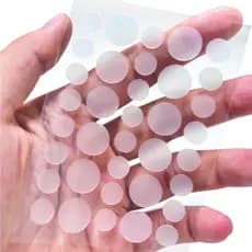 108 Adesivo Secativo para Espinhas – Transparente, Antiacne, Uso Diário e Noturno | Kit 36/100