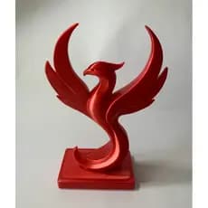 Fênix do Renascimento – Escultura Decorativa em 3D
