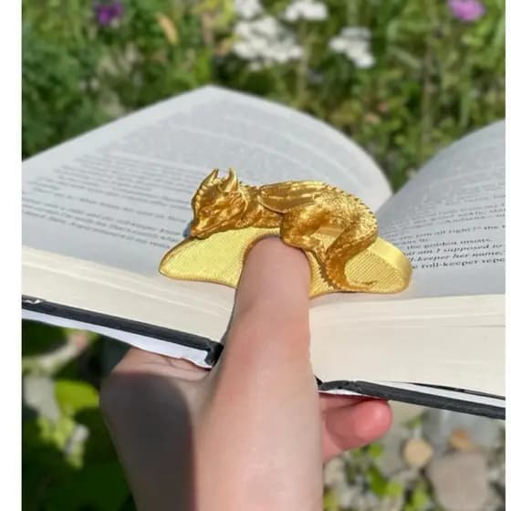 Quarta Asa Dragão Andarna Livros Suporte de dedo