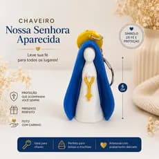 Chaveiro Nossa Senhora Aparecida, impecável.