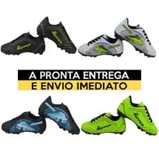 Chuteira Hooper Infantil para Futebol em Campo Gramado – Diversas Cores