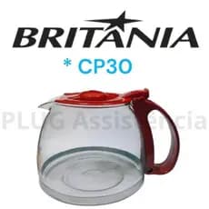 Jarra Copo BRITÂNIA CP30 - Vidro Reforçado Vermelha