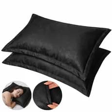 Fronha de Cetim Premium jaquart 50x70cm Aba Toque de Seda Macio Anti Frizz Estampada Desenhada