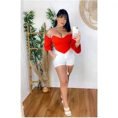 CROOP FEMENINO CORSELET MANGA