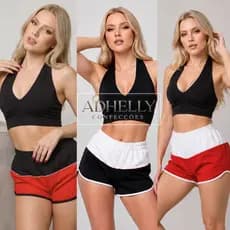 🚀Short Casual Feminino Tecido Premium Tactel Moda Praia Verão Comforto - ENTREGA IMEDIATA🚀