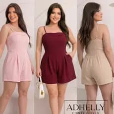 Macaquinho Princesa Com Prega Elegante Alça Regulável Bojo Com Forro Tecido Duna De Moda Tendência - Entrega Rápida🚀