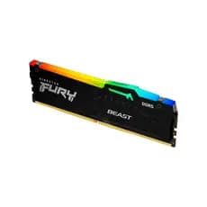 Memória Kingston Fury Beast, Rgb, 16gb, 6800mhz, Ddr5, Preto - Kf568c34bbea/16