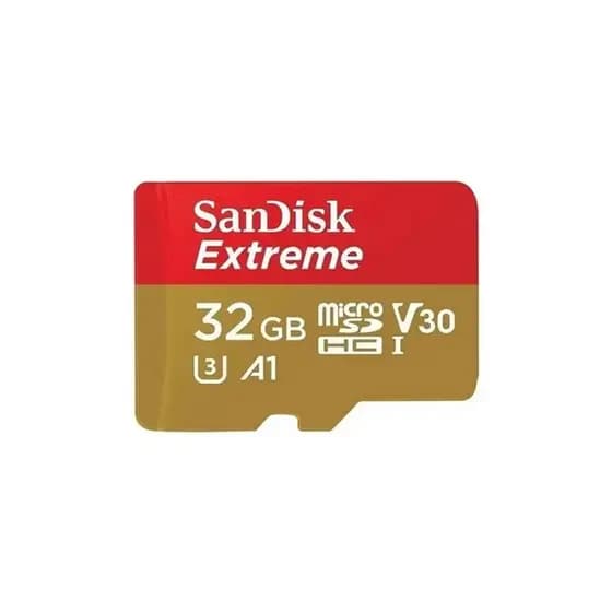 Cartão De Memória Sandisk Sdsqxaf-032g-gn6aa Extreme Com Adaptador Sd 32gb