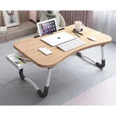 Mesa Dobrável Para Notebook Suporte Portátil Home Office Cama Refeição Organizadora
