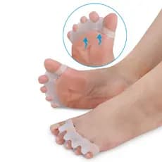 Separador Ortopédico De Dedos Silicone Gel Terapêutico para Alívio de Joanete