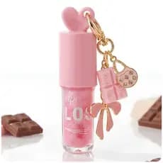 Gloss Labial com Chaveiro Fofo Variados Lip Oil Brilho Hidratante Com Cheiro Adulto Infantil