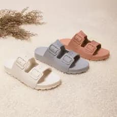Sandália Papete Birken Feminina Sandália Feminina Rasteirinha Calce Fácil Sandalia Femenina