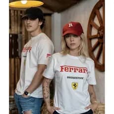 Camiseta/camisa Feminina F1 Formula1 Ferrari Algodão Unissex