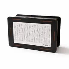 Cofre Preto Woodbox  10000 Metodo Japones Para Economizar e Guardar Dinheiro Poupança