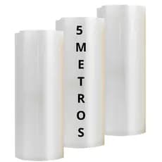 Kit C/1/3 Rolos Saco 30cmX5m Embalagem Ranhuras P/Seladora A Vácuo GA103-BUSCABUSCABR