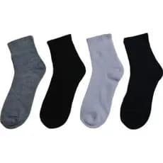 Kit 6/12/18/24 Pares de Meia Masculina Cano Alto Confortável