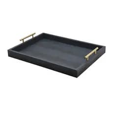 Bandeja Decorativa C/ Alça 48x35x7,5CM Bar Café Da Manhã