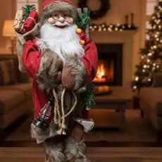 Papai Noel 50 Cm Boneco Premium Qualidade Decoração Lindo