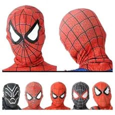Mascara Homem Aranha Infantil Juvenil Adulto Premium Spandex