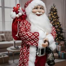 Papai Noel 50 Cm Boneco Premium Qualidade Decoração Lindo