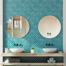 Espelho Redondo Para Banheiro e Quarto Decorativo Parede Sala e Banheiros