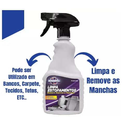 LIMPA ESTOFADOS 500ML C.12 RODABRILL