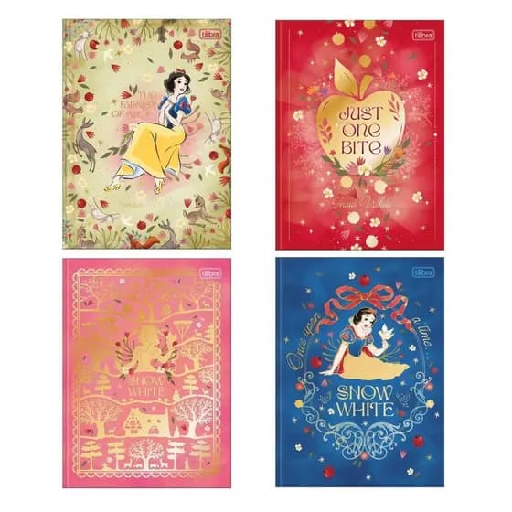Caderno colegial brochura branca de neve - Tilibra