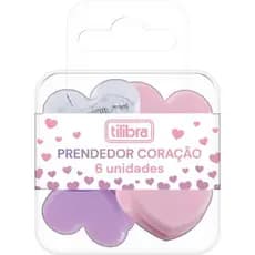 Prendedor de papel coração - Tilibra
