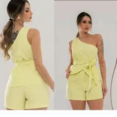 Conjunto alfaiataria coores de veraõ